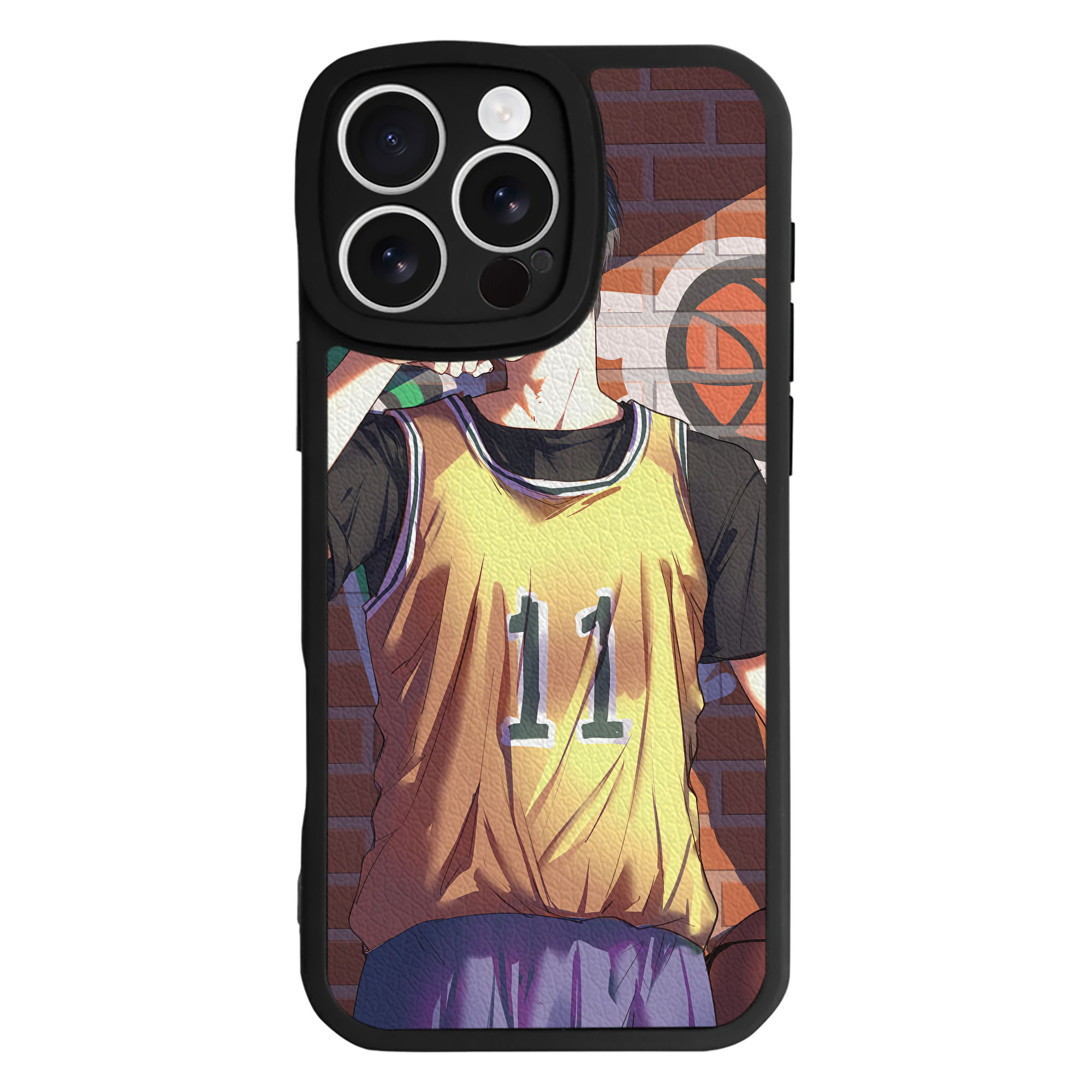 （画像用） SLAM DUNK／スラムダンク 【iPhone 16シリーズ対応】シリコンスマホケース（レザー調） 材質：シリコン